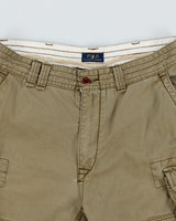 Polo Ralph Lauren Khaki Green Cargo Shorts - W36