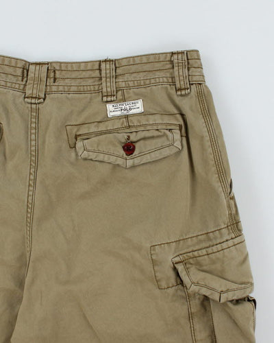 Polo Ralph Lauren Khaki Green Cargo Shorts - W36