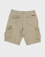 00s Quiksilver Beige Cargo Shorts - W36