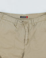 00s Quiksilver Beige Cargo Shorts - W36