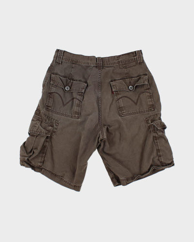 00s Levi's Brown Cargo Shorts - W32