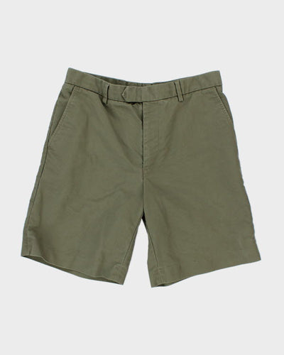 00s Tommy Hilfiger Khaki Green Chino Shorts - W32