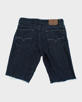 Vintage Guess Cut Off Dark Wash Denim Shorts - W32 L11