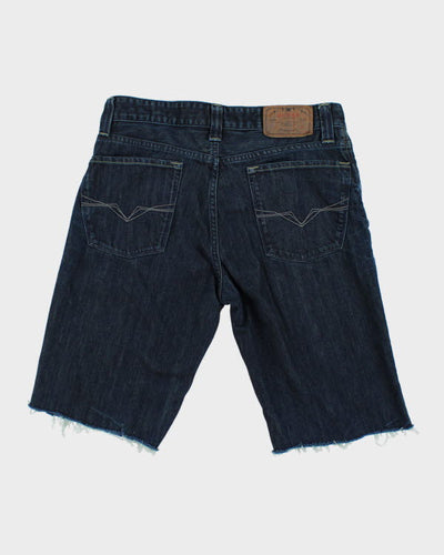 Vintage Guess Cut Off Dark Wash Denim Shorts - W32 L11