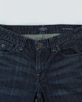 Vintage Guess Cut Off Dark Wash Denim Shorts - W32 L11