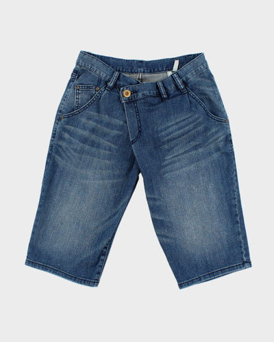 Vintage BCBG Alternative Panelling Denim Shorts - W28 L14
