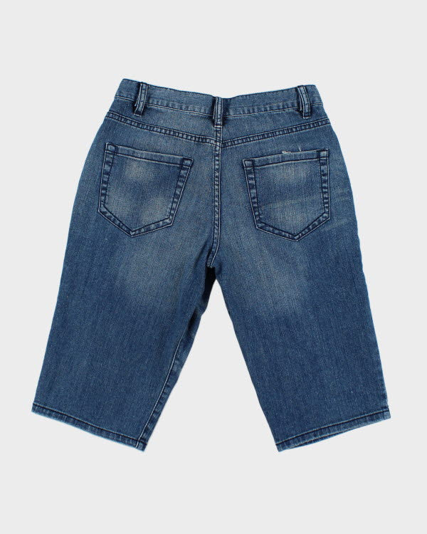 Vintage BCBG Alternative Panelling Denim Shorts - W28 L14