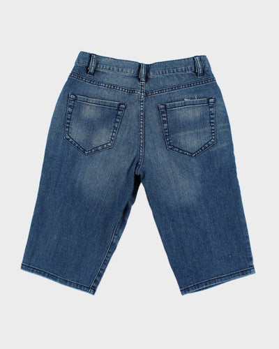 Vintage BCBG Alternative Panelling Denim Shorts - W28 L14