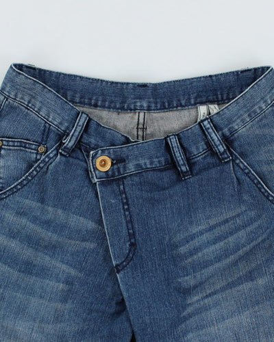 Vintage BCBG Alternative Panelling Denim Shorts - W28 L14