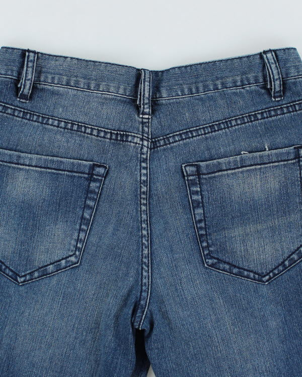 Vintage BCBG Alternative Panelling Denim Shorts - W28 L14
