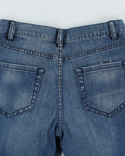 Vintage BCBG Alternative Panelling Denim Shorts - W28 L14