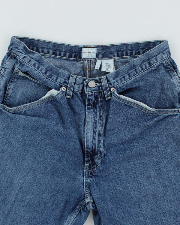 Vintage Y2K Calvin Klein Carpenter Denim Shorts - W30 L12
