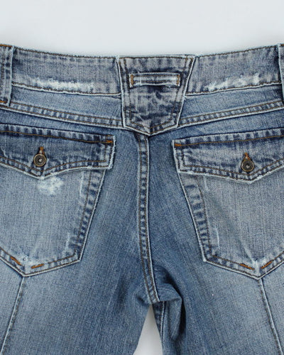Vintage Y2K Forecast Pleated Denim Shorts - W28 L11