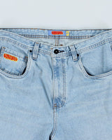 Vintage Y2K Empyre Cut Off Light Wash Denim Shorts - W36 L8