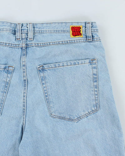 Vintage Y2K Empyre Cut Off Light Wash Denim Shorts - W36 L8