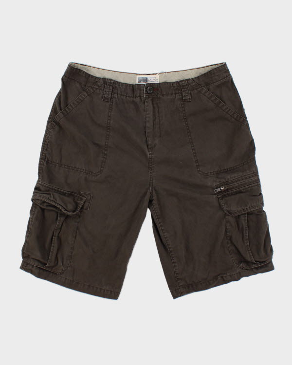 Vintage 2000s Wide Leg Cargo Shorts - W38 L11
