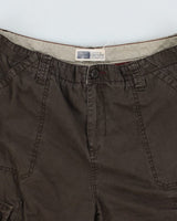Vintage 2000s Wide Leg Cargo Shorts - W38 L11