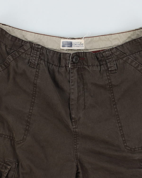 Vintage 2000s Wide Leg Cargo Shorts - W38 L11