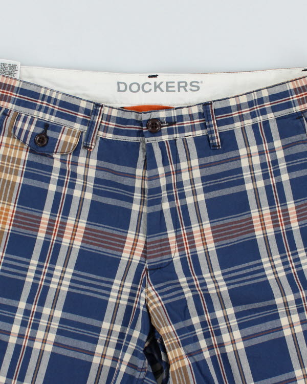 Vintage Dockers Patterned Shorts W34 L10 Rokit