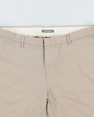Vintage Dockers Striped Wide Shorts - W38 L12