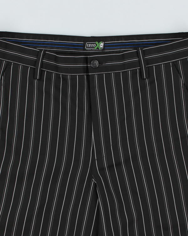 Vintage IZOD Wide Leg Striped Shorts - W34 L12