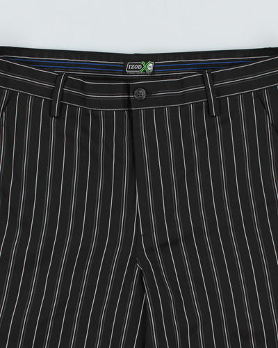 Vintage IZOD Wide Leg Striped Shorts - W34 L12