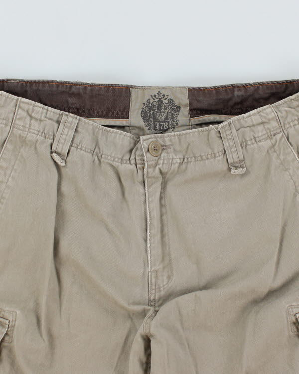 Vintage Wide Leg Cargo Shorts - W38 L10