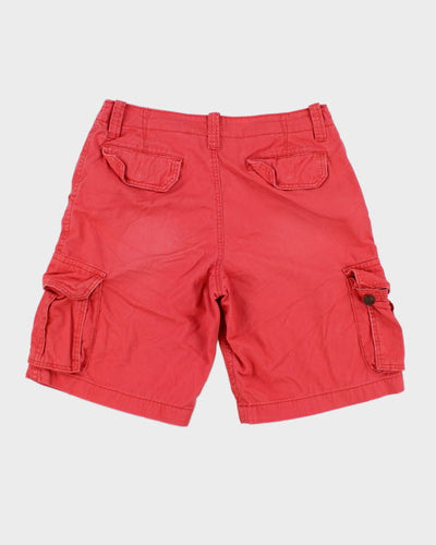 Vintage Heavyweight Pink Cargo Shorts - W33 L10