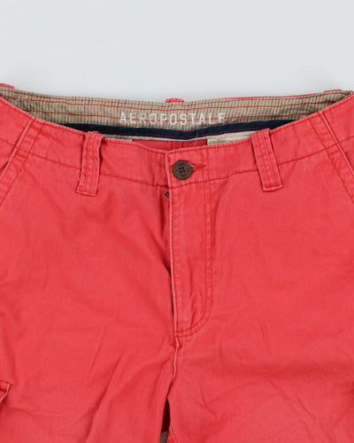 Vintage Heavyweight Pink Cargo Shorts - W33 L10