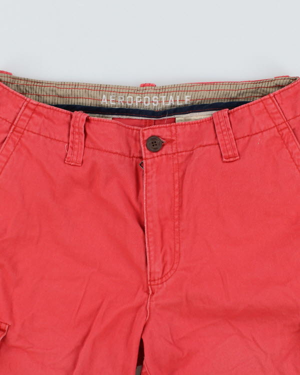 Vintage Heavyweight Pink Cargo Shorts - W33 L10