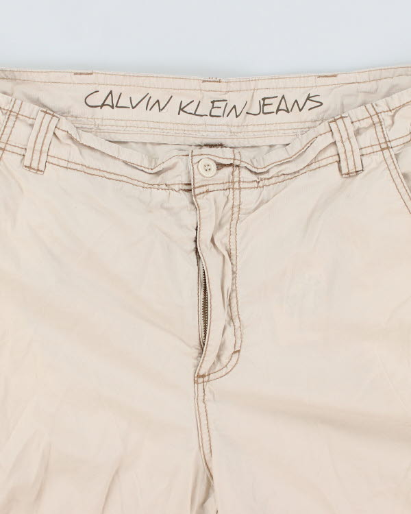Vintage Calvin Klein Lightweight Baggy Cargo Shorts - W38 L13