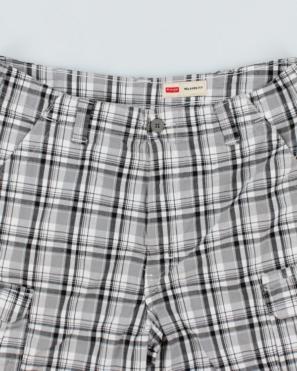 Vintage Wrangler Patterned Cargo Shorts - W34 L9