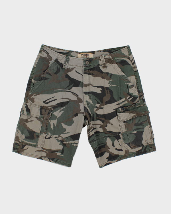 Vintage Wrangler Camouflage Cargo Shorts - W34 L10
