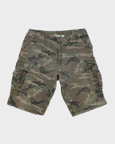 Vintage Side Street Camouflage Cargo Shorts - W38 L10