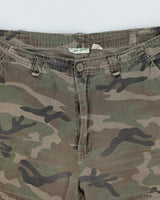Vintage Side Street Camouflage Cargo Shorts - W38 L10
