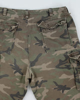 Vintage Side Street Camouflage Cargo Shorts - W38 L10