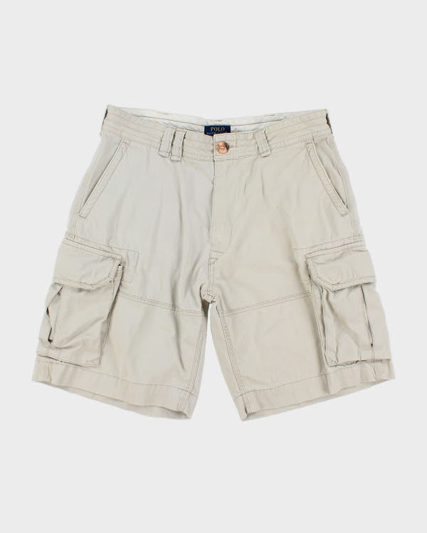 Polo Ralph Lauren Cream Cargo Shorts - W36