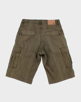 Mec Khaki Stripe Cargo Shorts - W30