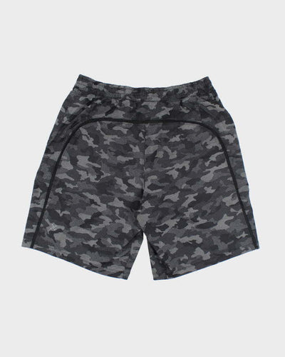 Men's Lululemon Lightweight Camouflage Running Sports Shorts - M