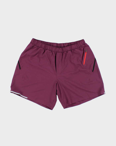 Men's Lululemon Lightweight Purple Running Sports Shorts - L