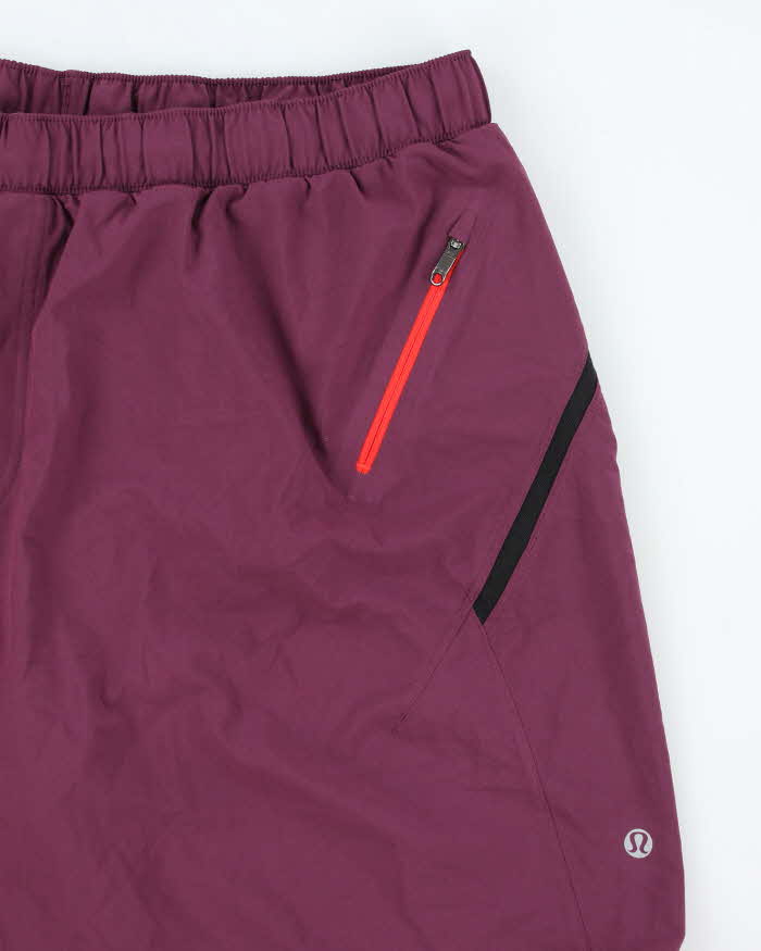 Men's Lululemon Lightweight Purple Running Sports Shorts - L