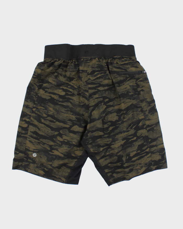 Men's Lululemon Lightweight Camouflage Cycle Sports Shorts - S
