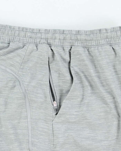 Men's Lululemon Lightweight Grey Loose Sports Shorts - L