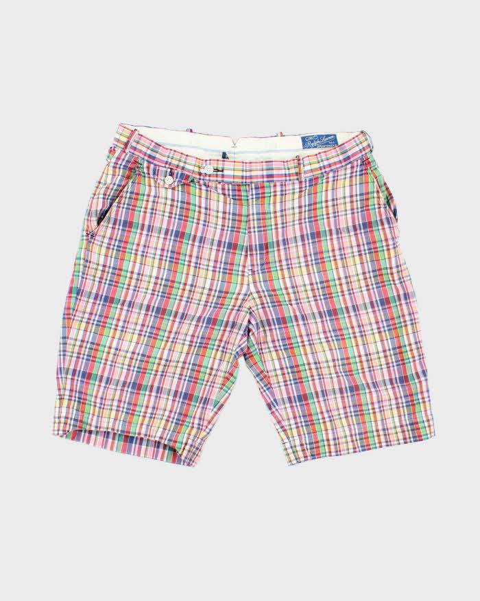 Vintage Y2K Ralph Lauren Pink Patterned Shorts - W32 L10