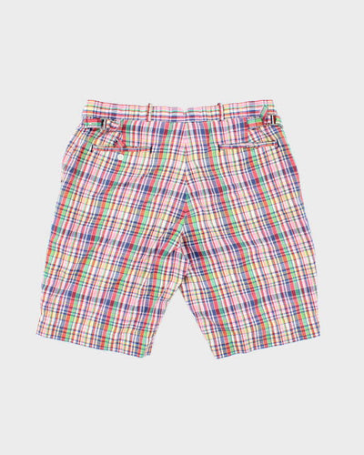 Vintage Y2K Ralph Lauren Pink Patterned Shorts - W32 L10