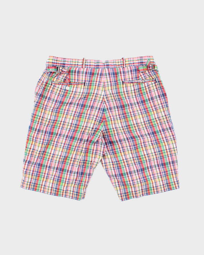 Vintage Y2K Ralph Lauren Pink Patterned Shorts - W32 L10