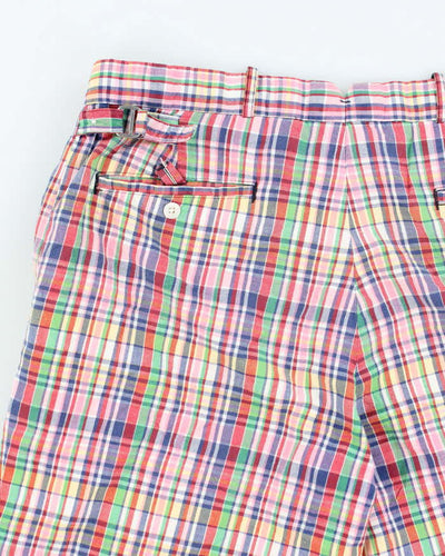 Vintage Y2K Ralph Lauren Pink Patterned Shorts - W32 L10