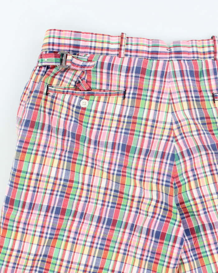 Vintage Y2K Ralph Lauren Pink Patterned Shorts - W32 L10