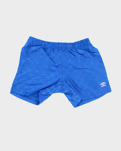 Vintage 2000's Umbro Checked Lightweight Sports Shorts - W26 L5