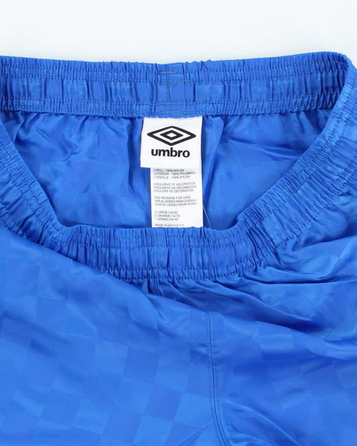 Vintage 2000's Umbro Checked Lightweight Sports Shorts - W26 L5